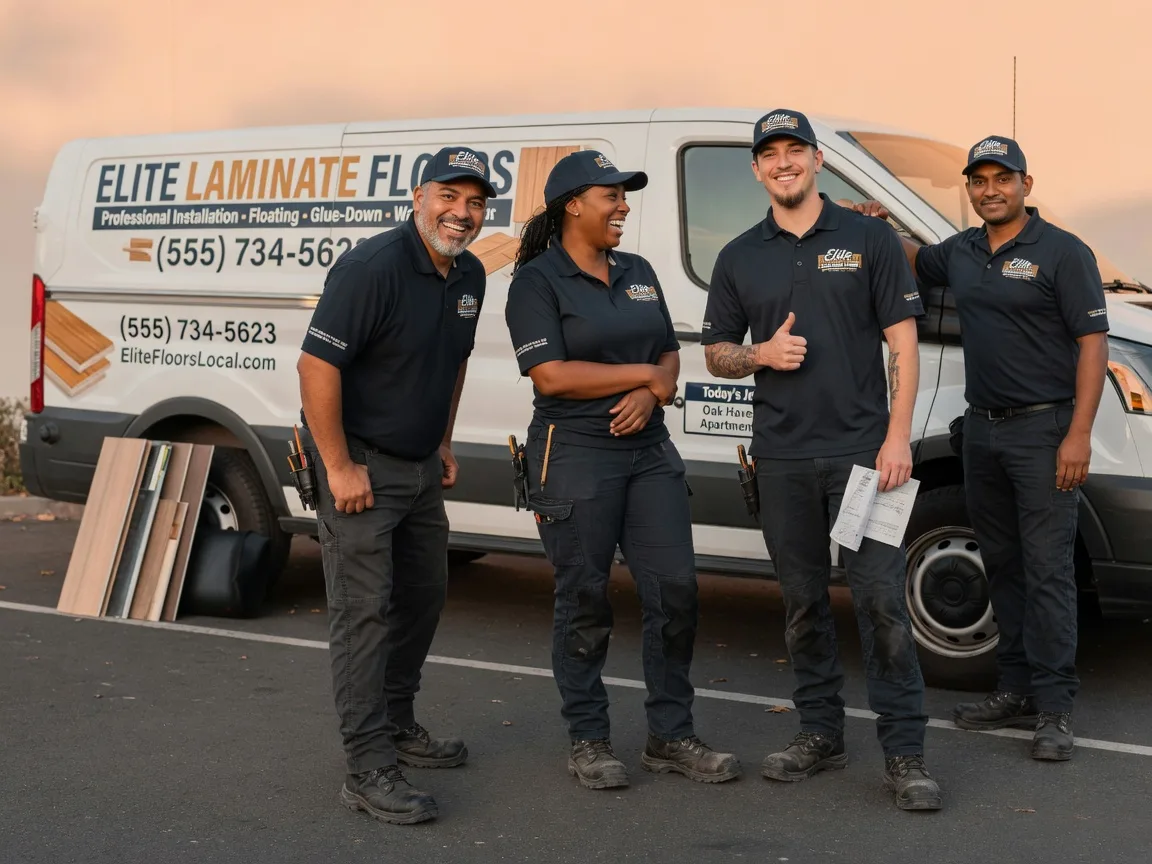Laminate flooring installation company in Mutual, OK